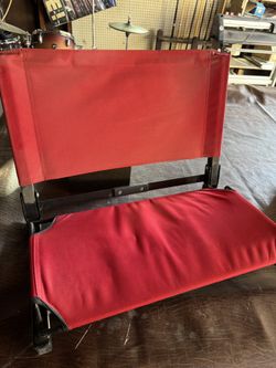 Baseball Bleacher Chair Stadium Chair great Condition 