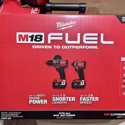Milwaukee Hammer And Impact Drill Kit
