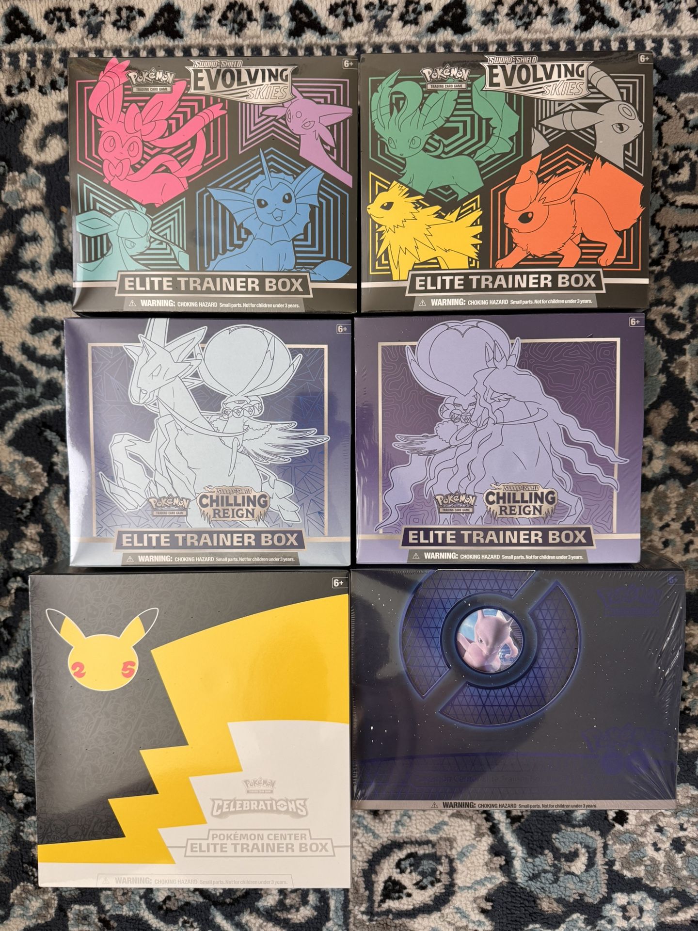 bundle of Pokemon Sword & Shield Elite Trainer Boxes