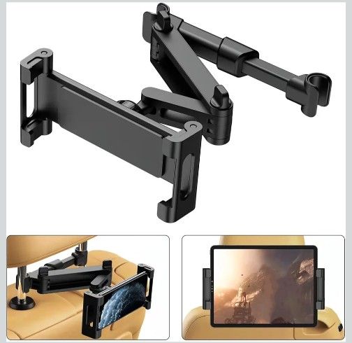 360Adjustable iPad Car Tablet Holder - Back Seat for Kids & Adults