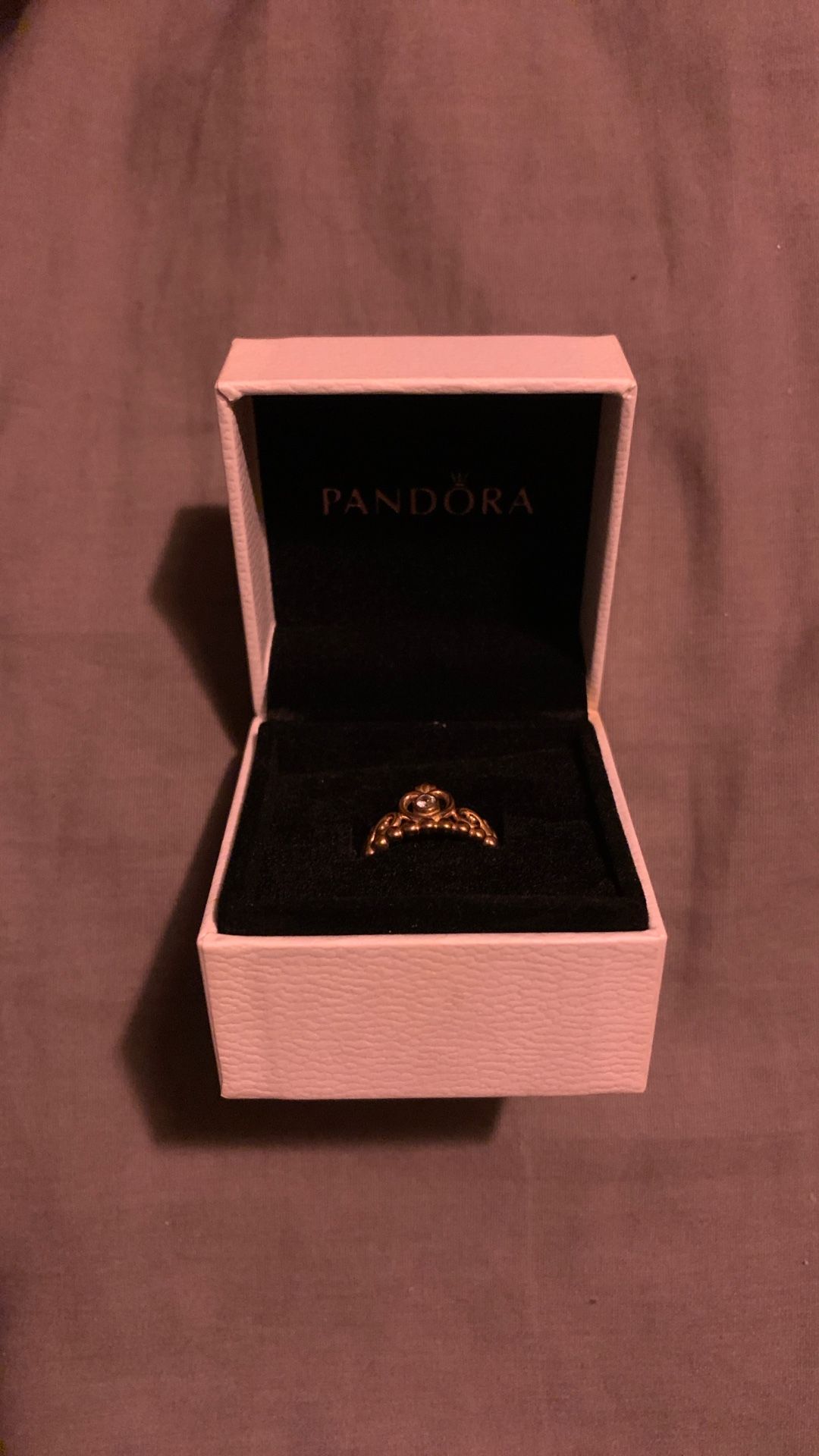Pandora Rose Gold Princess Tiara Ring