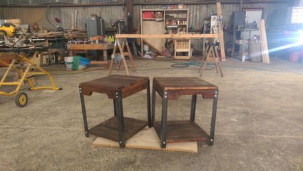 Rustic end tables and night stands