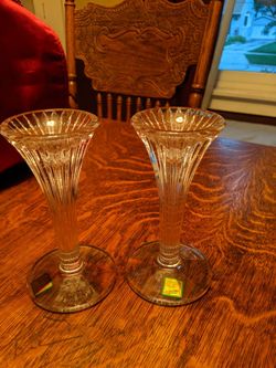Waterford Lead Crystal Candle Sticks