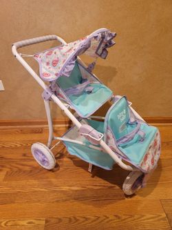 American Girl Bitty Baby Double Stroller for Sale in Orland Park, IL -  OfferUp