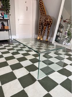 Acrylic coffee table