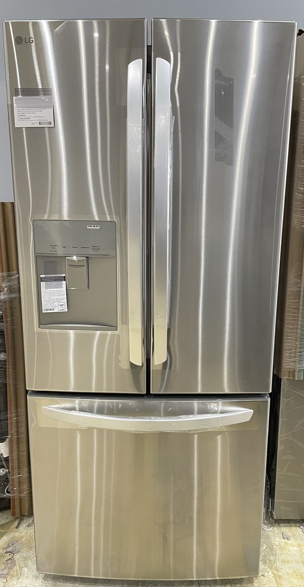 LG NEW OPENBOX 30β STAINLESS STEEL FRENCH DOOR REFRIGERATOR