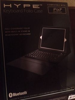 Hype keyboard folio case in black