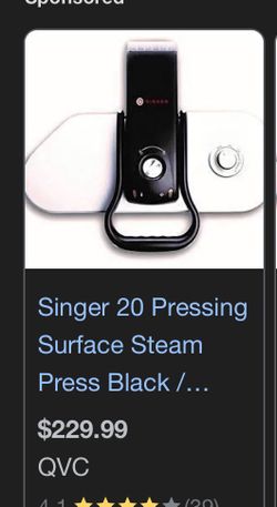 New Steam Iron Presser