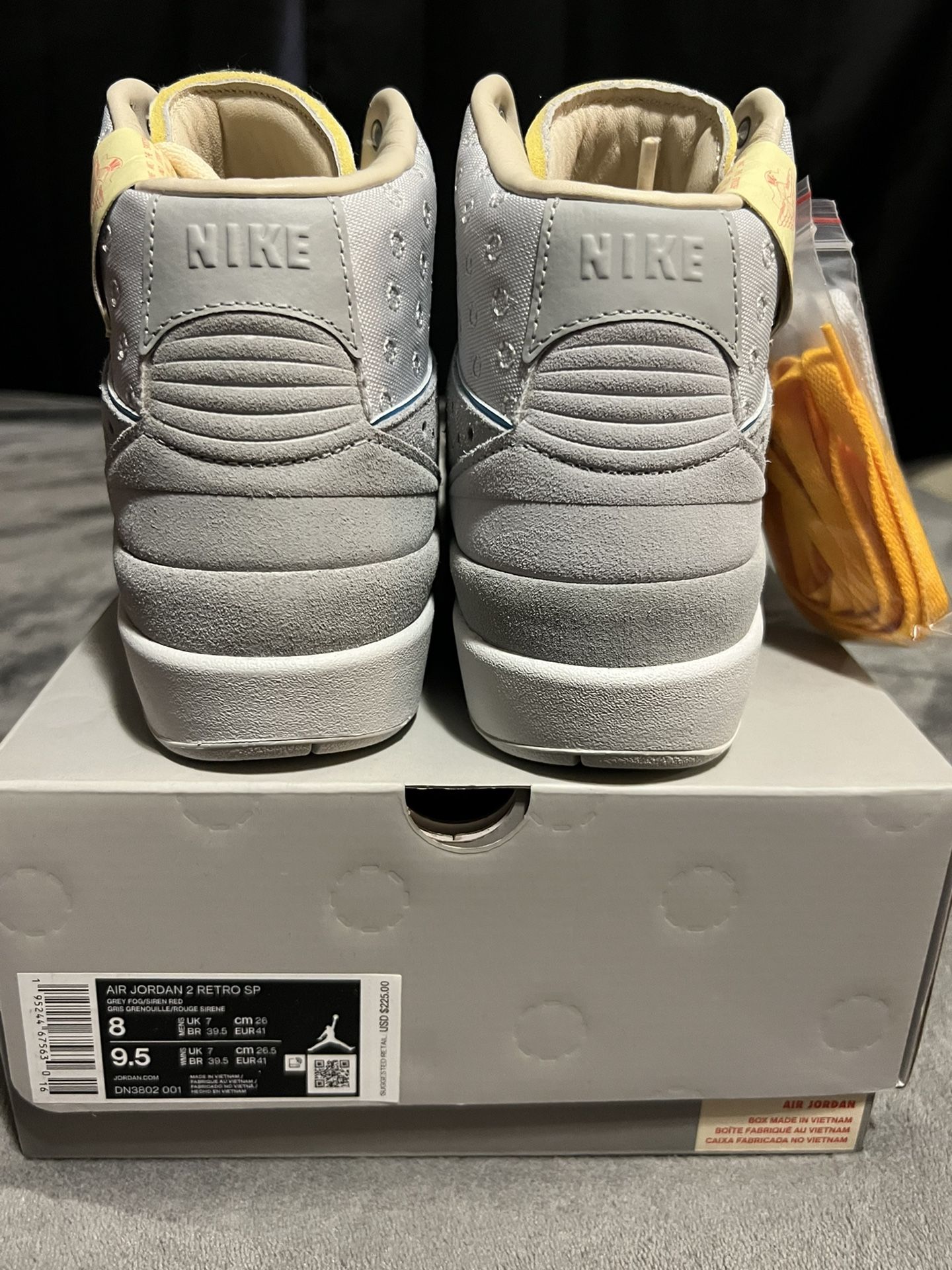 Union Jordan 2 Grey Fog