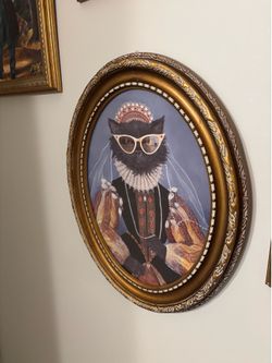 Renaissance Cat Portrait