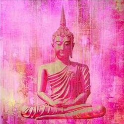 brand New Canvas 43X43 Buddha Picks Very Nice For The Great Wall Brand New