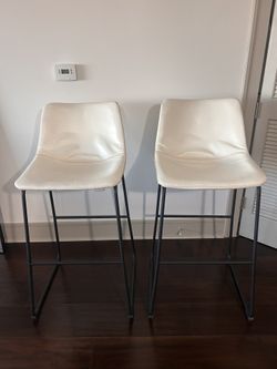 High top bar stool chairs set of 2