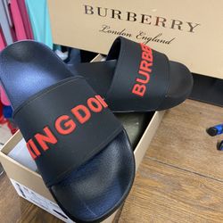 Burberry Slides Women Size 7 New Come With Box