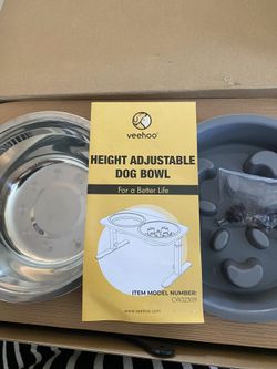 Veehoo Dog Adjustable Dog Bowl