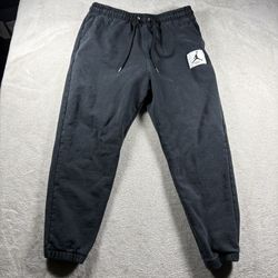 Nike Air Jordan Jogger Sweatpants Men’s XL Faded Black Flight Heavy Gym #1137