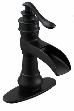 Bathroom sink faucet