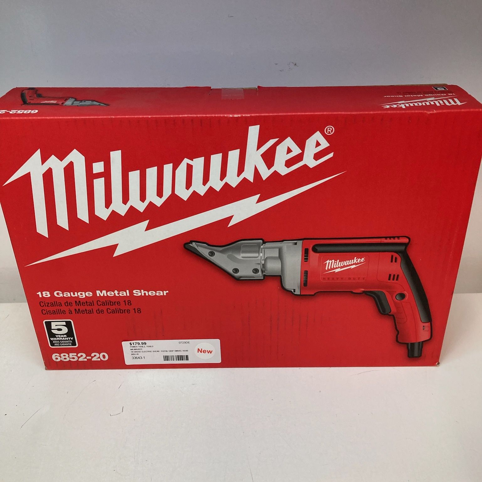 Milwaukee 6852-20 Corded Electric 6.8 Amp 18-Gauge Shear for Sale in Lynn,  MA OfferUp