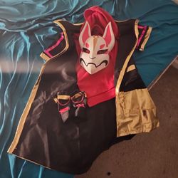 Fortnite Drift Costume Size: XL (W Mask, Gloves) 