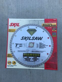 Skilsaw 7” Skil General Purpose Diamond Blade