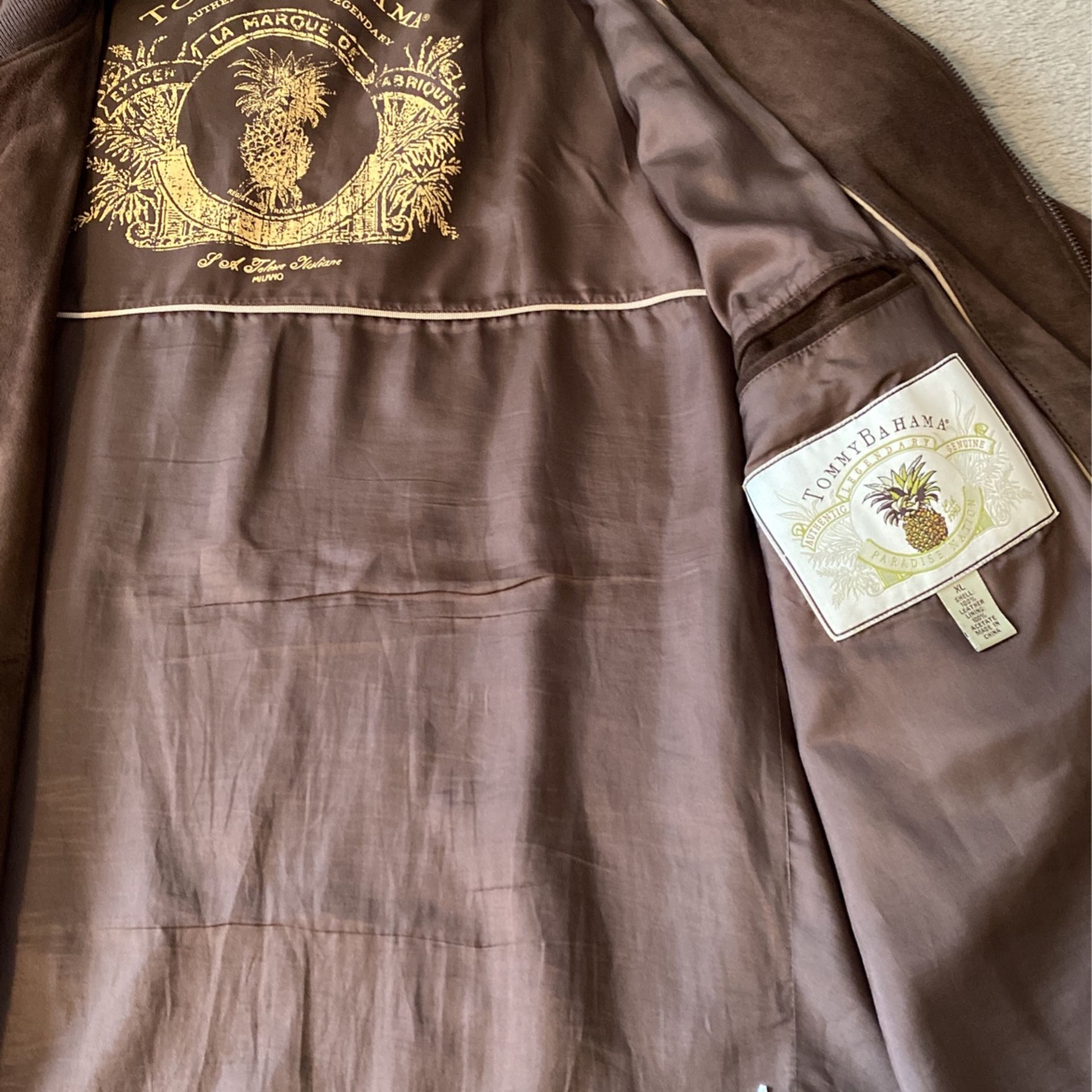 Tommy Bahama Authentic Leather Jacket