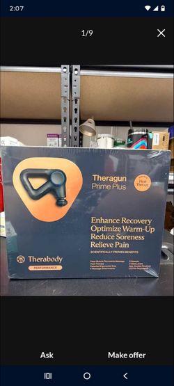 Therabody- Theragun prime plus full body heated massage gun