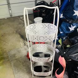 3 Tier Stand White 