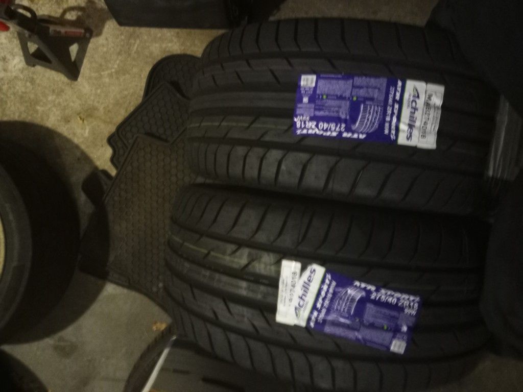 Brand New Achilles 275/40/18 tires