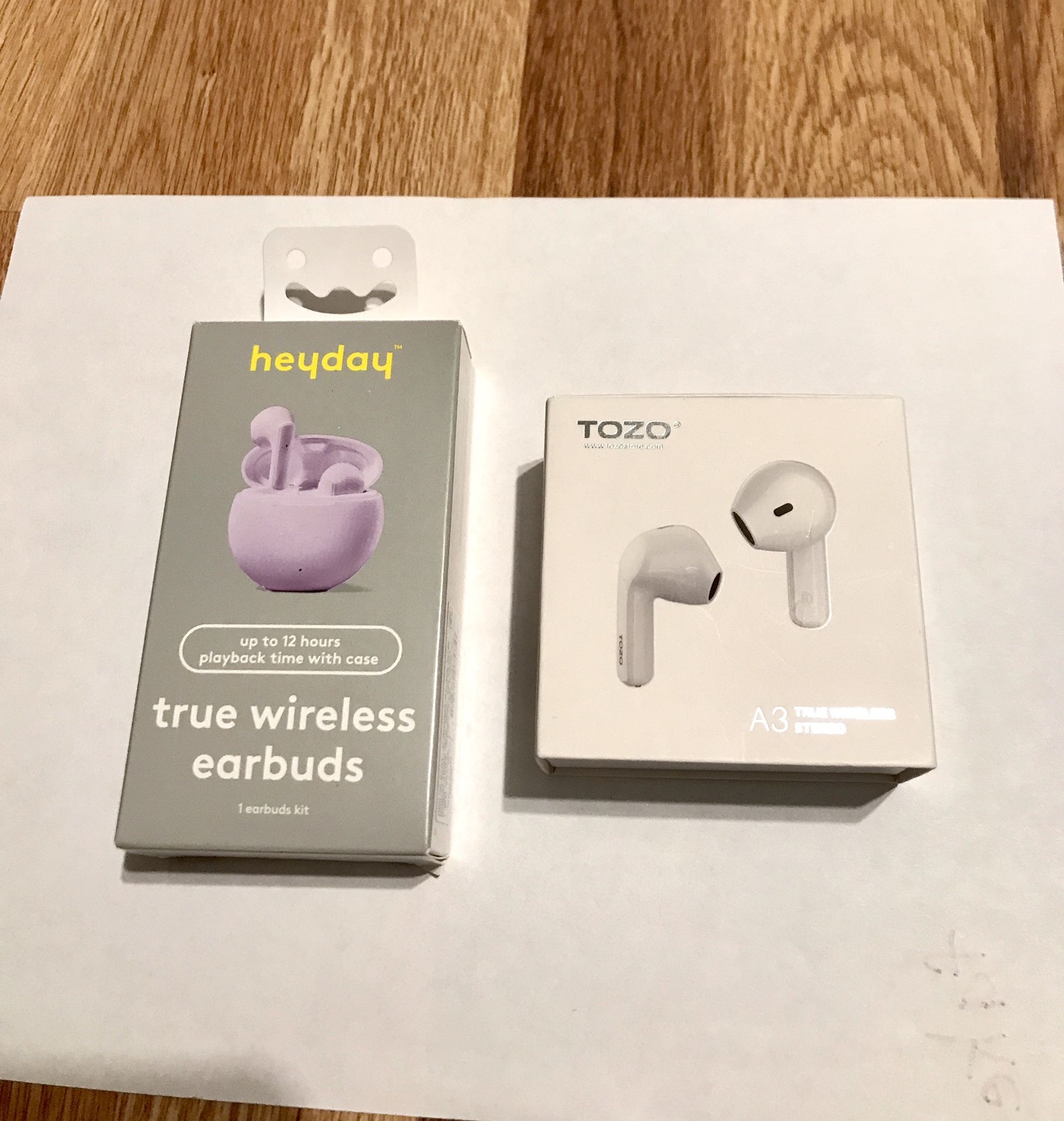 Bluetooth Wireless Earbuds earphones Tozo A3 + Heyday speaker phone accessories