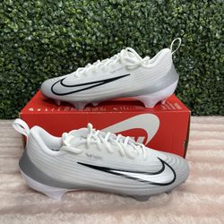 Men's Size 10 - Nike Vapor Speed 3 White Silver Football Cleats FB3303-100 NEW