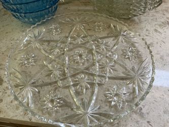 Vintage Anchor Hocking Glass Platter