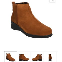 Sovella  Aryss Tobacco Suede Boots New In Box Never Worn