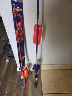 Marvel Spider-Man Kids Fishing Rod and Combo Set