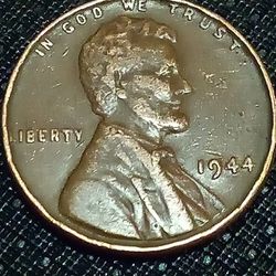 1944 No Mint Lincoln Wheat Penny 