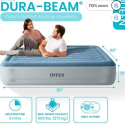 Airbed , Queen , Intex , 15” Height , New 