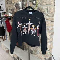 Women's Vintage Jerzees Pull Over Sweatshirt