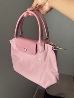 Pink longchamp bag