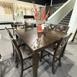 6 Pc Dining Table 