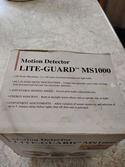 Motion lights