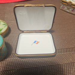 Limoges Trinket Box Paris Landmark 