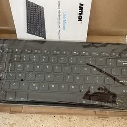 Arteck US HB086 Universal Stainless Wireless Keyboard