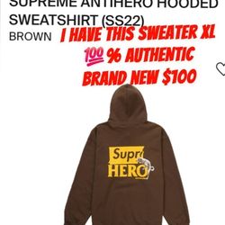 SUPREME SWEATER ANTI HERO