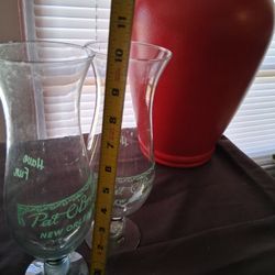 2 Pat O Briens New Orleans Glasses 