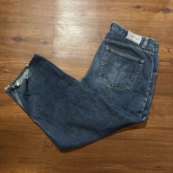 Blue Anchor Baggy Jeans 