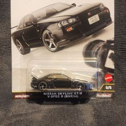 2025 Hot Wheels Car Culture Timeless Icons Nissan Skyline GT-R (BNR34) 0/5 Chase