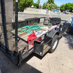 Trailer Landscape Trila Toys Off Road Trash Pickup Haul Fabrication Scrap Metal Yard Work Landscaping