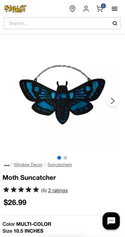 Moth Suncatcher