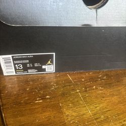 Jordan’s, black and red Aura