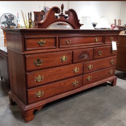 Antique Victorian dresser with mirror