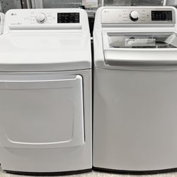 XL LG Washer+Electric Dryer SET