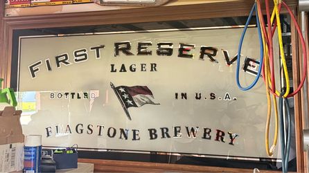 Rare beer mirror!
